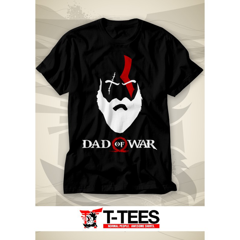 (BÁN CHẠY) Mẫu áo thun in hình God of War - Dad of War - giá rẻ