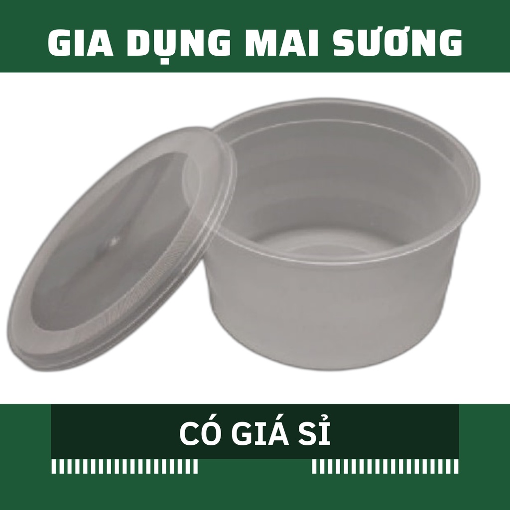 [Giá Sỉ] Hôp nhựa dùng một lần,hôp phở,thố phở,thố đựng phở bằng nhựa có nắp đậy, đựng thực phẩm đa năng