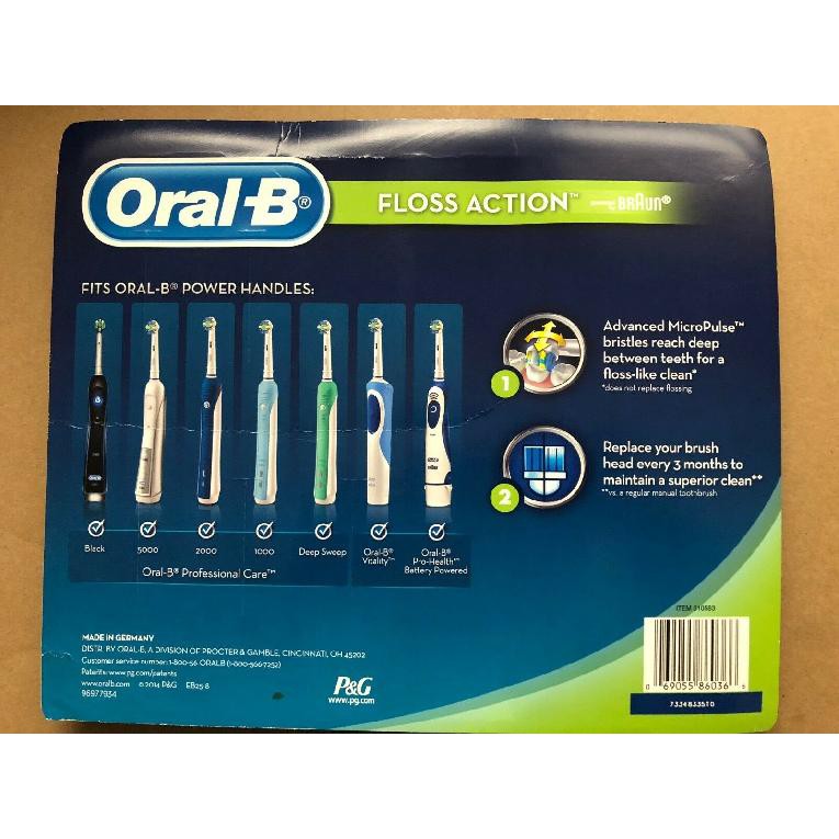 Đầu bàn chải Oral-B - USA