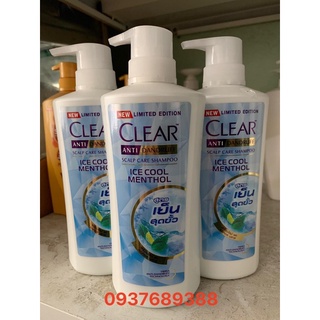 Dầu gội clear bặc hà mát lạnh thái lan 400ml