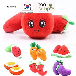 Đồ chơi nhồi bông hình trái cây dễ thương cho thú cưng