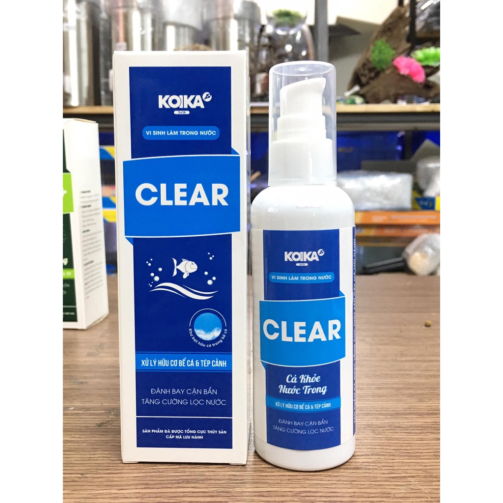 Vi Sinh Khử Nước CLEAR 100ml | KOIKA