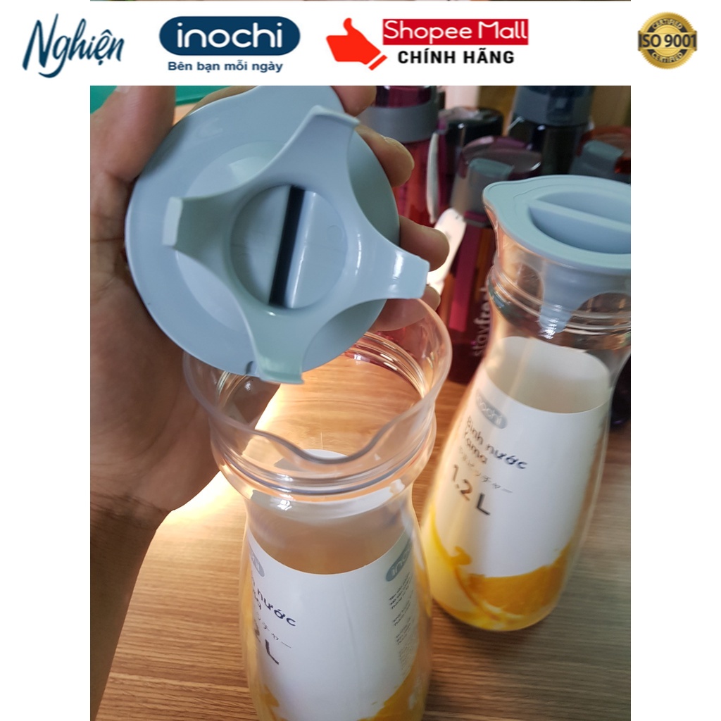 Bình nước Yama 1.2L - Bình Nước Lạnh Yama INOCHI - Nước Detox An Toàn Và Hiệu Quả