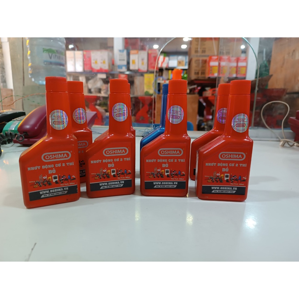 Nhớt 2 thì oshima dung tích 100ml dùng cho động cơ 2 thì