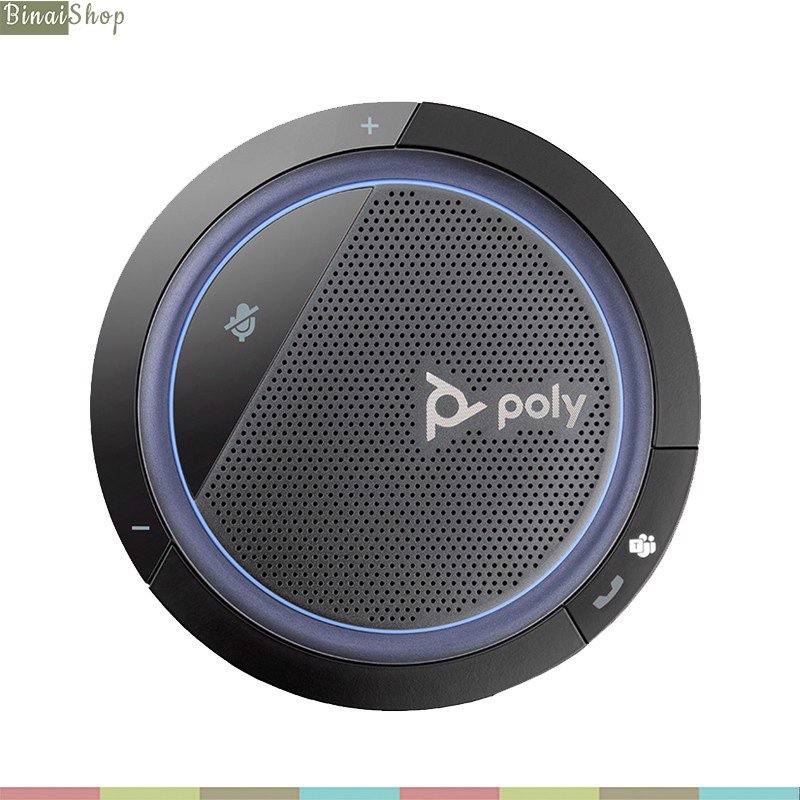 Poly Calisto 5300 - Micro Kèm Loa Hội Nghị Trực Tuyến, Bluetooth 5.0, Tích Hợp Microsoft Teams Dành Cho Nhóm 3-5 Người