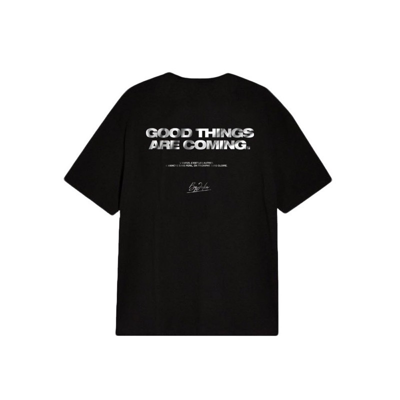 Áo phông unisex "GOOD THINGS" byjolie chất cotton thoáng mát UNISEX