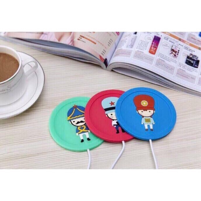 Đế giữ nhiệt USB - Nhiều màu
