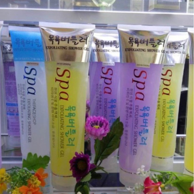 Tẩy tế bào chết Spa Hàn Quốc 350ml Gel tẩy tế bào chết toàn thân, dưỡng da trắng sáng