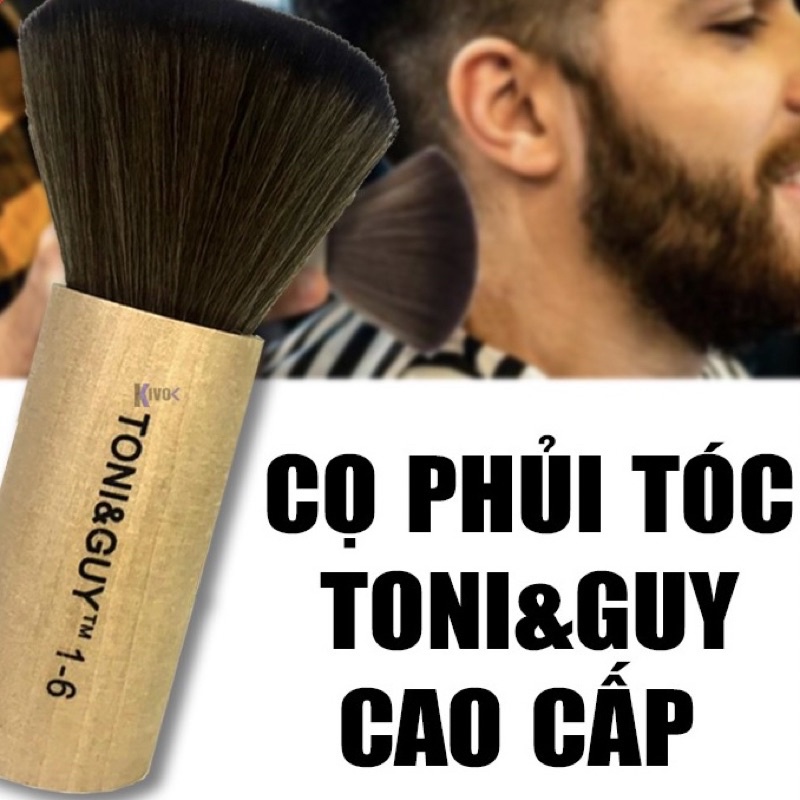 Chổi phủi tóc TONY GUY Cán gỗ FREESHIPlông mềm, tơ mịn nhẹ nhàng lấy đi bụi, phấn thừa, tóc thừa, không đau khách 🥰🥰🥰🥰