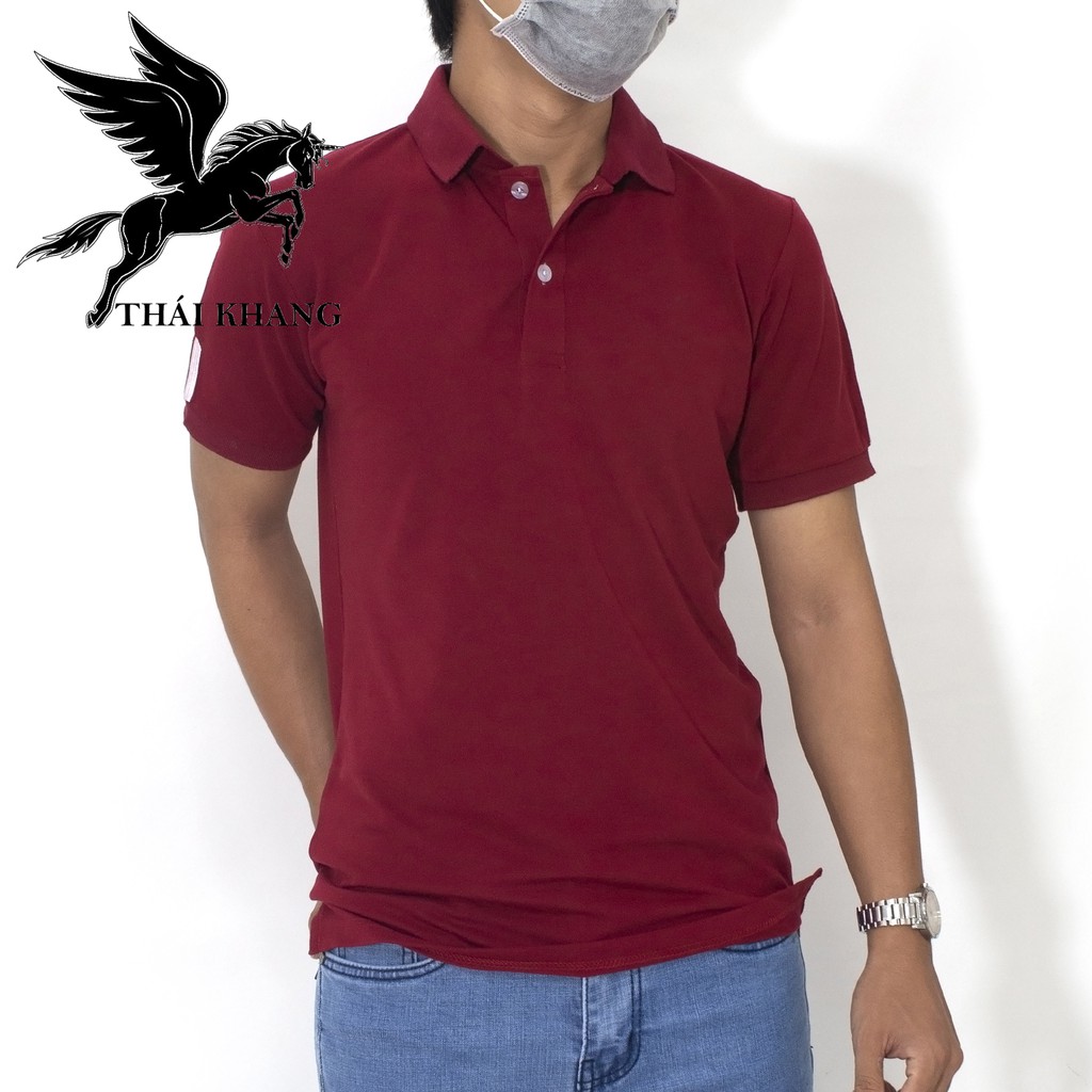 Áo thun nam có cổ vải cá sấu cotton cao cấp chất lượng không xù lông loại áo thun ngắn tay form vừa vặn vải đẹp ATCS02 | BigBuy360 - bigbuy360.vn