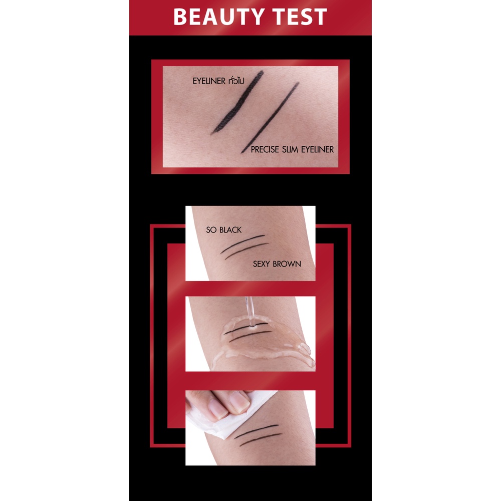 Browit Precise Slim Eyeliner  0.05mm Bút kẻ mắt hai đầu BROW IT BY NONGCHAT HighTechnique Duo Eyeliner không trôi