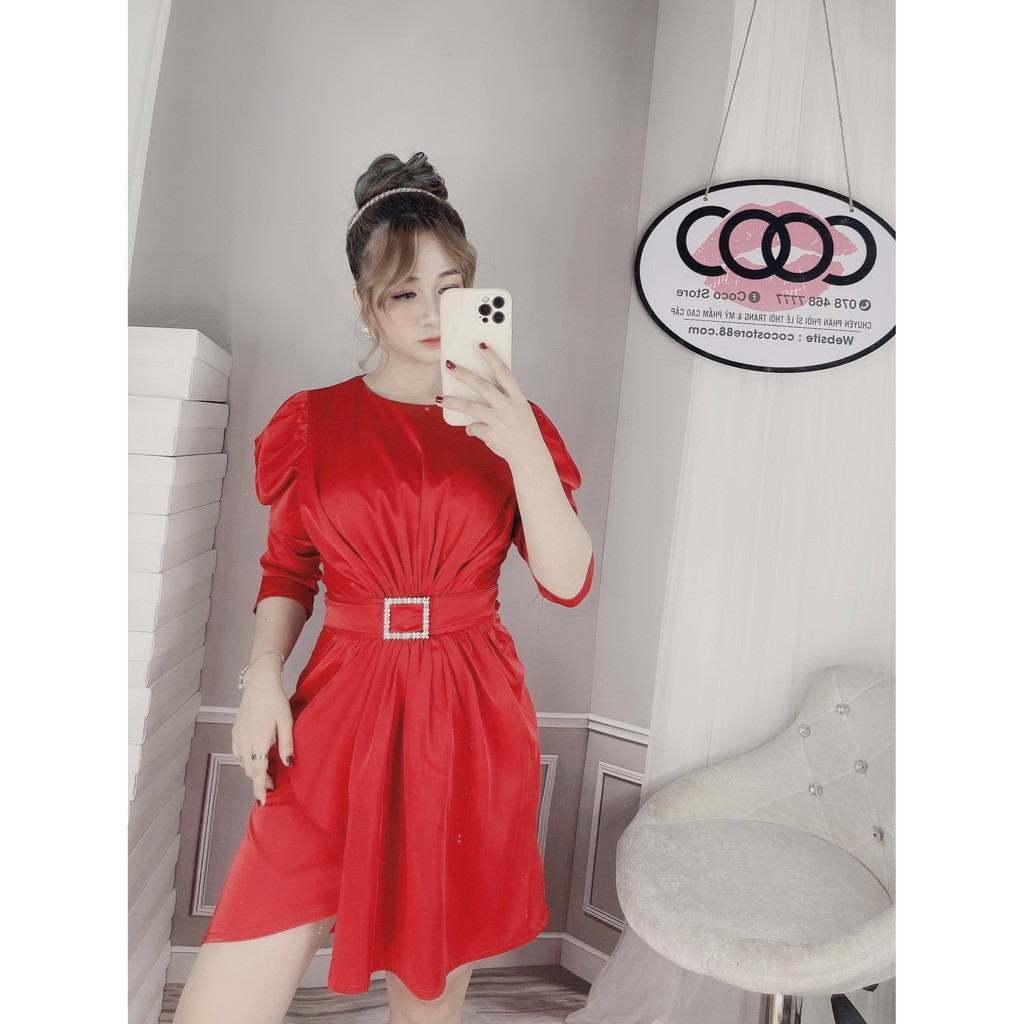 Đầm dự tiệc dáng suông vải Lụa phong cách sang trọng đẳng cấp - DA004 | BigBuy360 - bigbuy360.vn