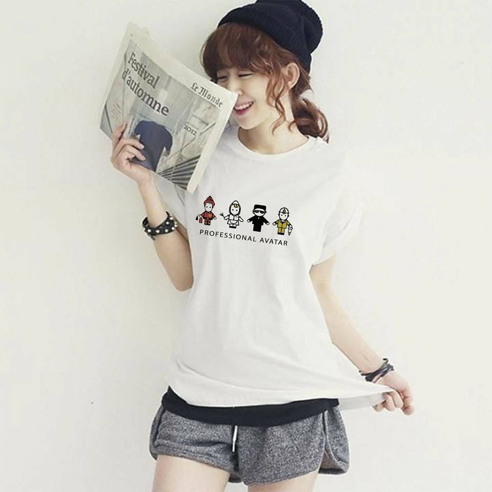 Áo Thun Nữ In Chữ PROFESSIONAL AVATAR DLX