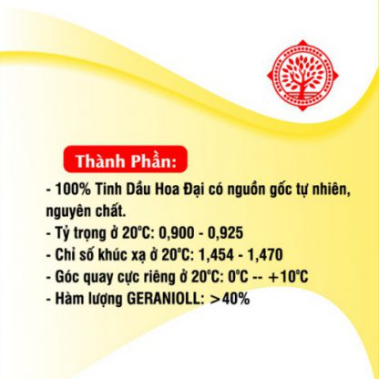 Tinh Dầu Hoa Đại Gold Cao Cấp - 10ml