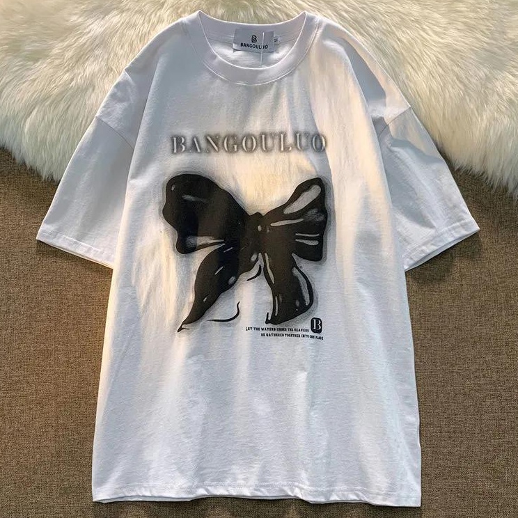 Áo thun tay ngắn cổ điển Mỹ Hàn Quốc thời trang áo phông nữ  JL-TX-05