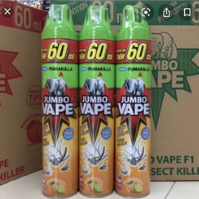 Bình Xịt Muỗi Jumbo Vape FIK Hương Cam Chanh 660ml