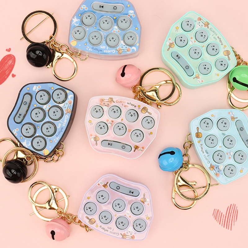 Móc Khóa Gắn Chuột Hamster Massage Giảm Căng Thẳng Dành Cho Trẻ Em 6-8 Tuổi