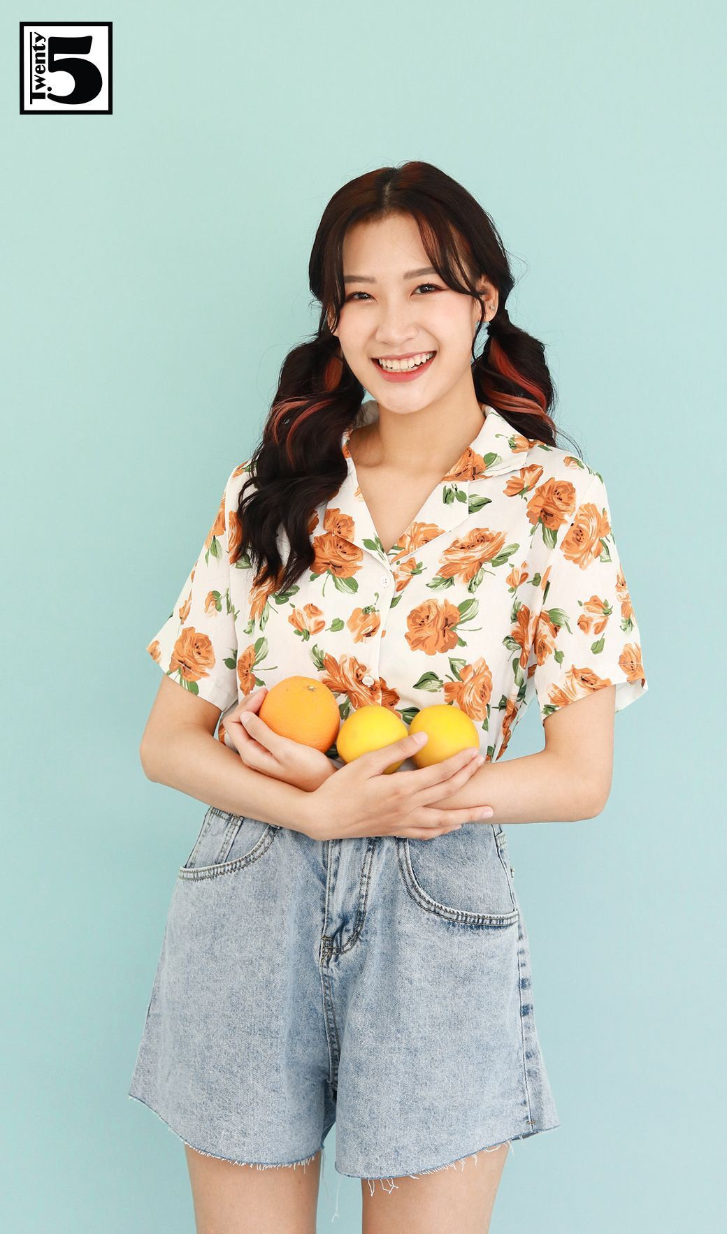 Quần short nữ cạp cao, không gấu Twentyfive 3818