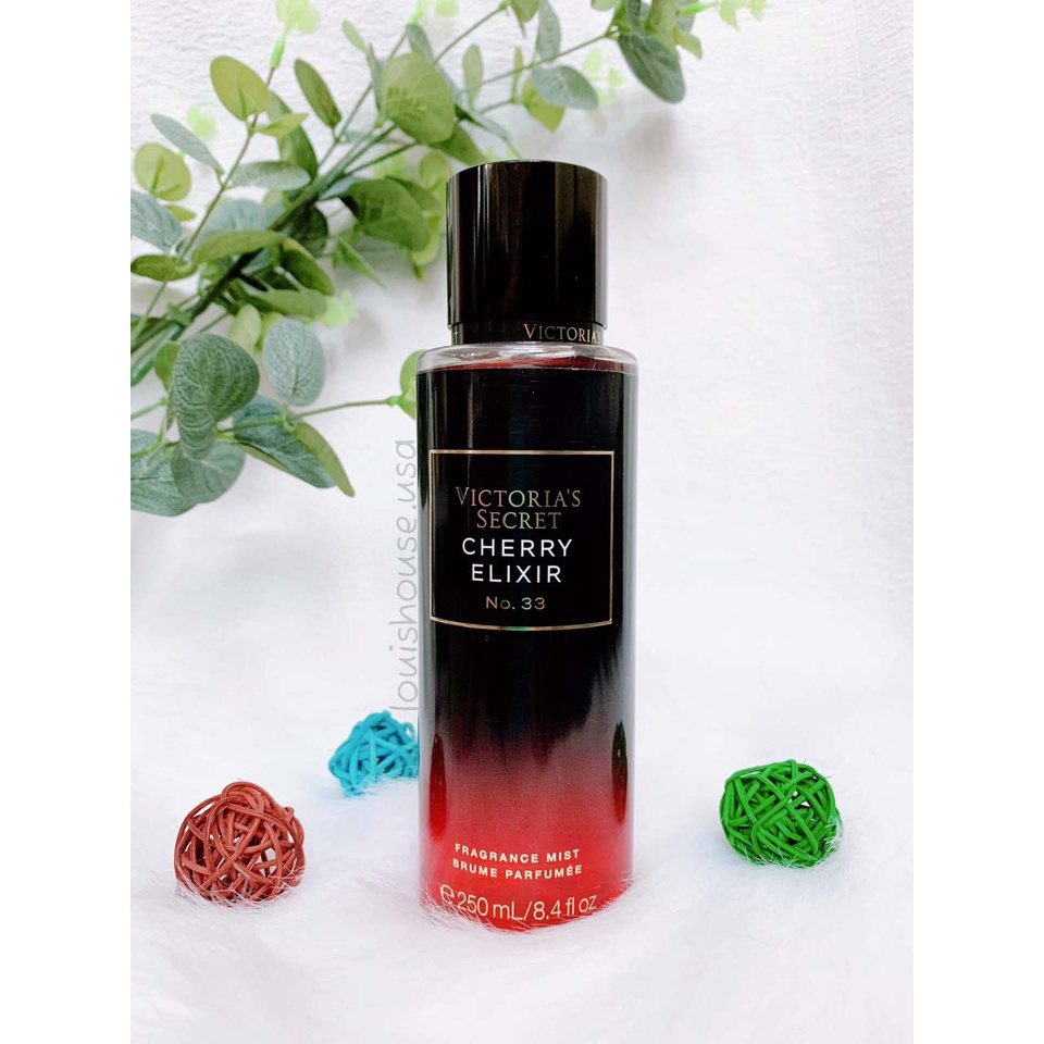 CHERRY ELIXIR NO.33 - Body Mist / Xịt thơm toàn thân Victoria's Secret Mỹ