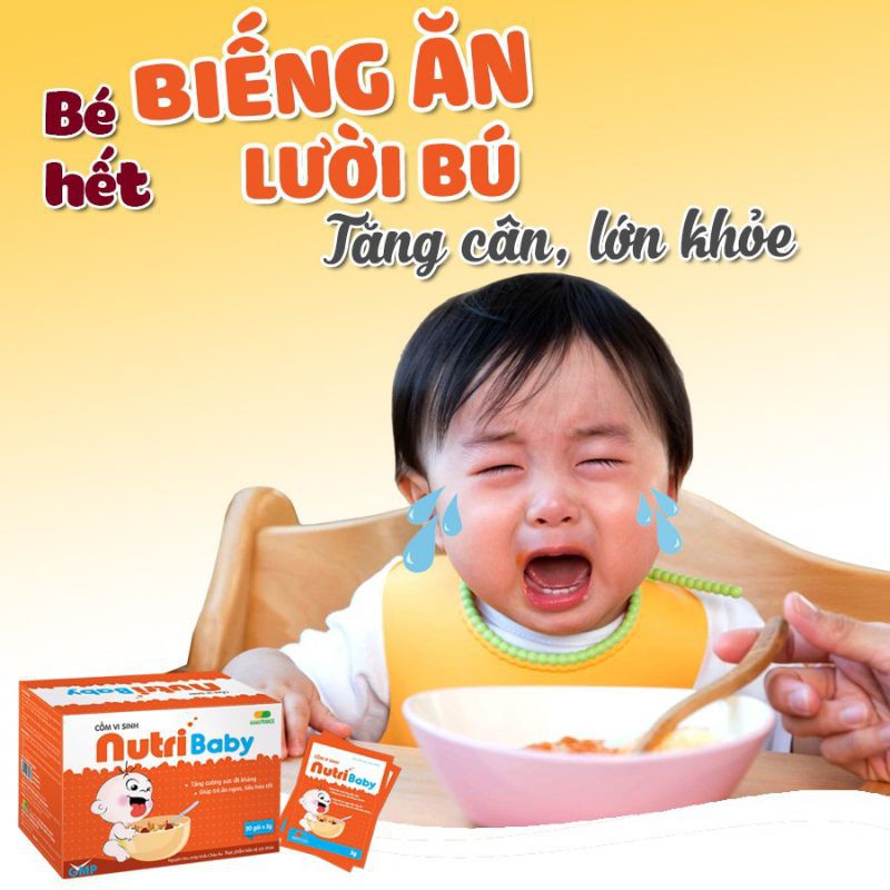 Nutri Baby - Tăng cường sức đề kháng, giúp trẻ ăn ngon, tiêu hóa tốt