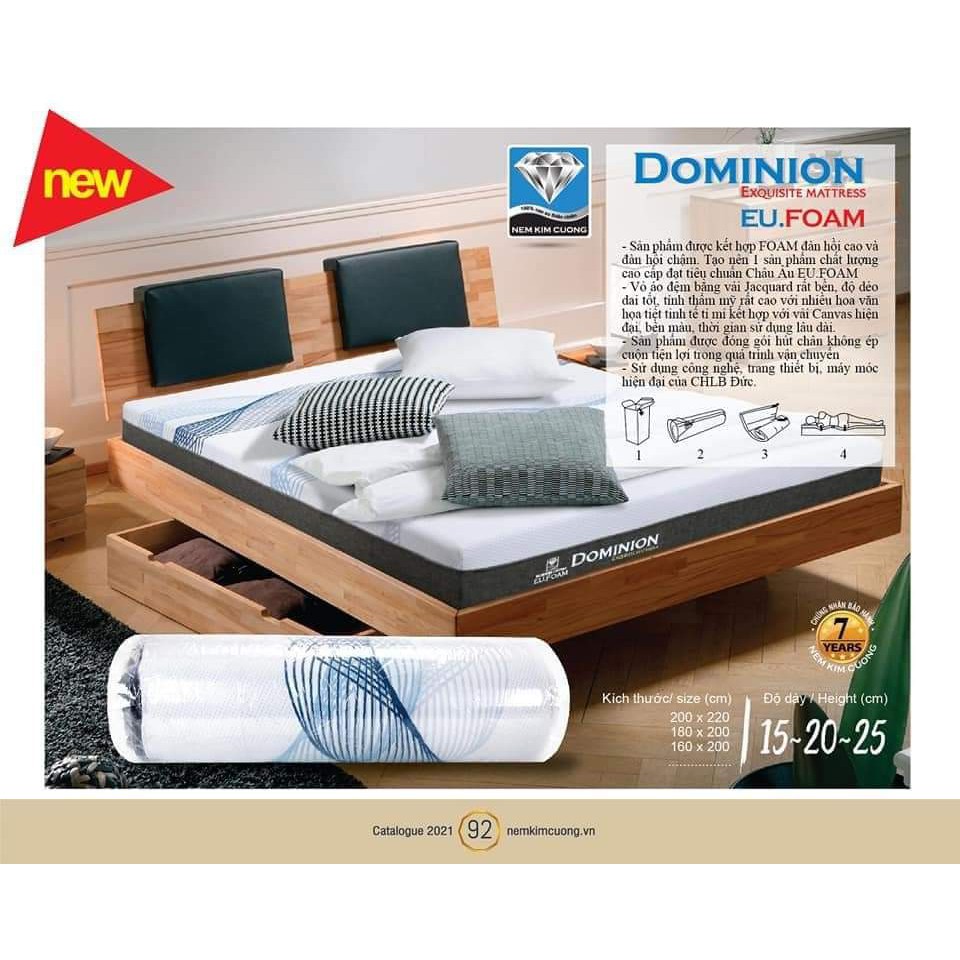 Đệm Kim Cương EU Foam Dominion- cao 20cm