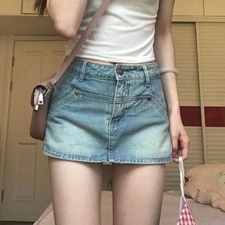 [SẴN] Quần giả chân váy jean dáng ngắn sexy nữ Famos