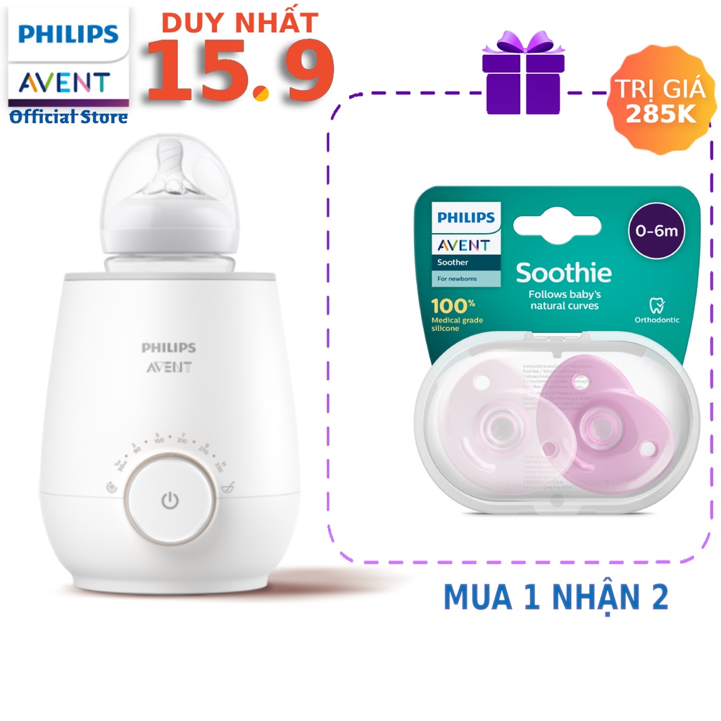Máy hâm sữa và thức ăn Siêu tốc Sunshine Philips Avent SCF358/00