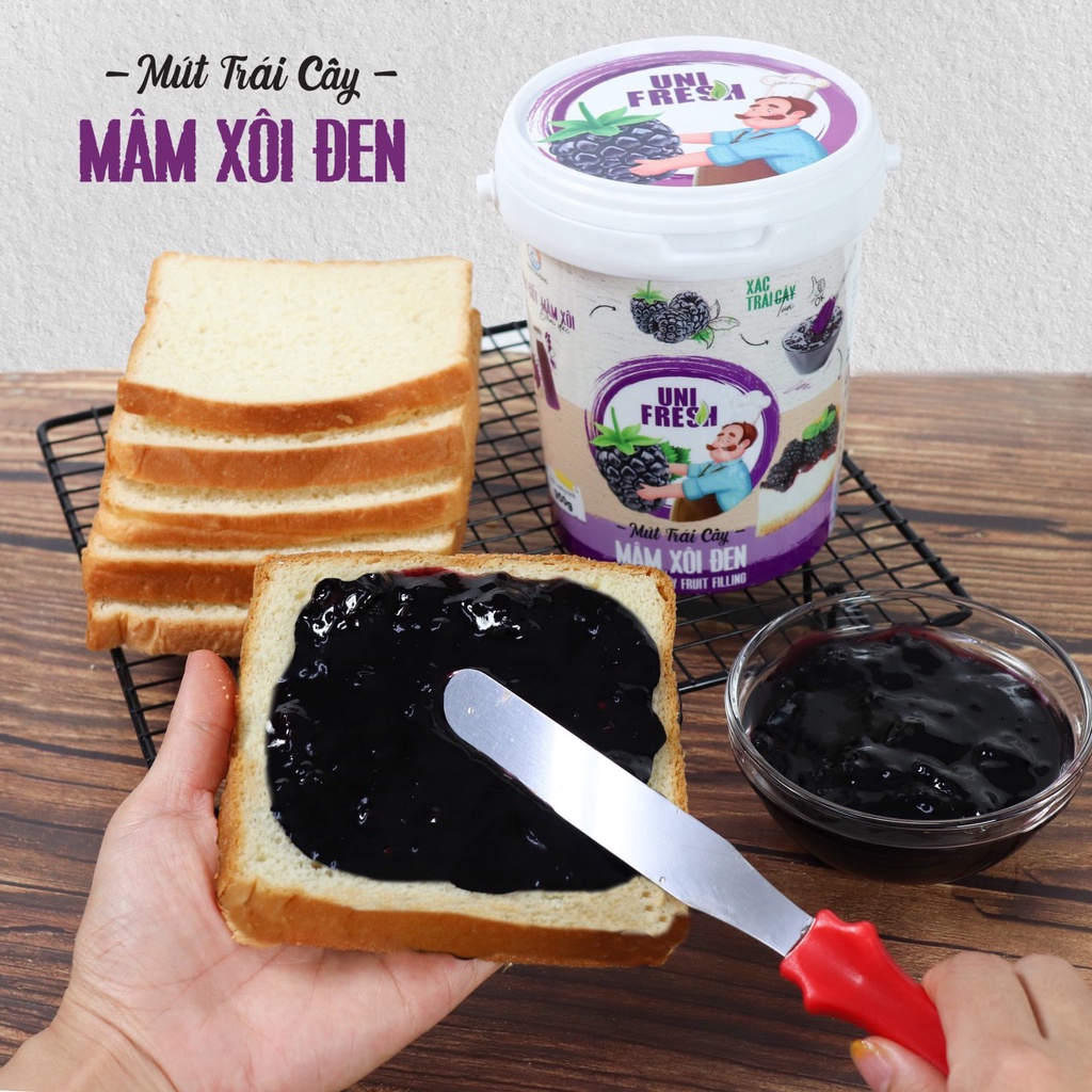 Mứt Trái Cây Có Xác Làm Nhân Bánh - Uni Fresh - Xô 950gr