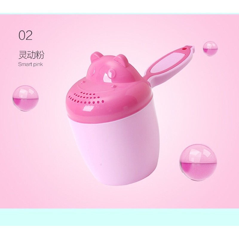 [FREESHIP EXTRA] Cốc tắm cho bé có nắp hình gấu, ngộ nghĩnh dễ thương!!!