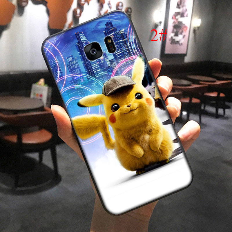 QD19 Cute pikachu Soft Silicone Case for Samsung J4 J6 Plus A2 Core J7 Duo J8 2018 S6 Edge | BigBuy360 - bigbuy360.vn