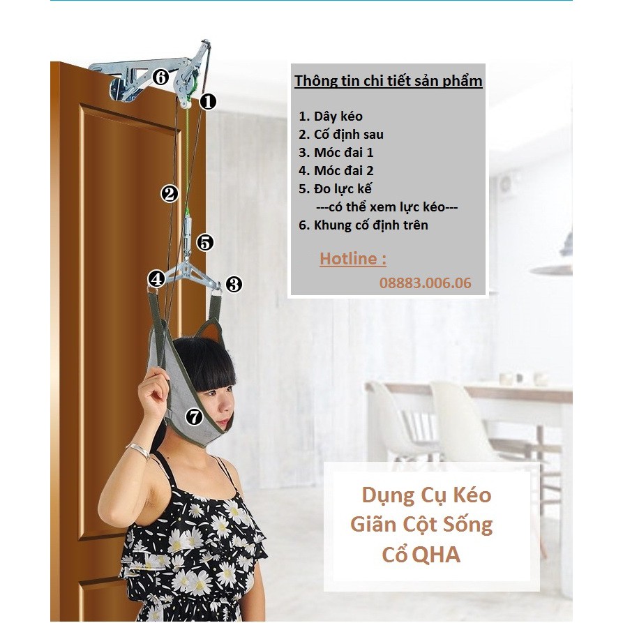 ✈️ Dụng cụ kéo giãn cột sống cổ