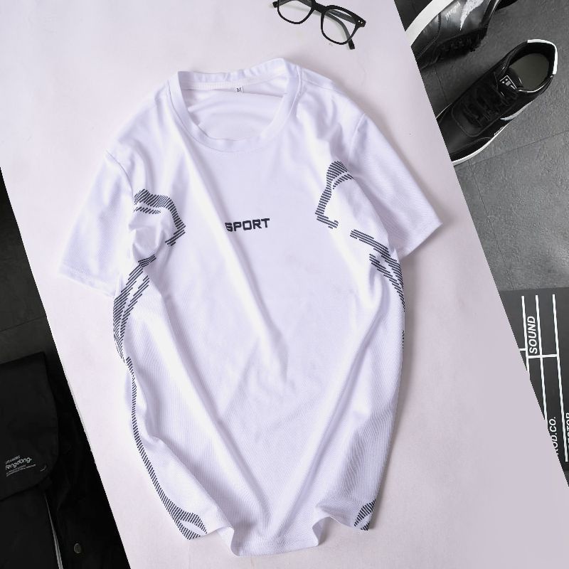 [HÀNG MỚI 2022] Áo Thun lạnh Thể Thao Nam Tay Ngắn cổ tròn from rộng giá rẻ có 5 màu 5 sizes từ M - 3XL áo thun | BigBuy360 - bigbuy360.vn