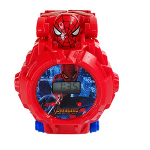 Đồng Hồ Biến Hình Nhân Vật Siêu Anh Hùng Siêu Nhân Nhện Đeo Tay Cho Bé Trai | BigBuy360 - bigbuy360.vn