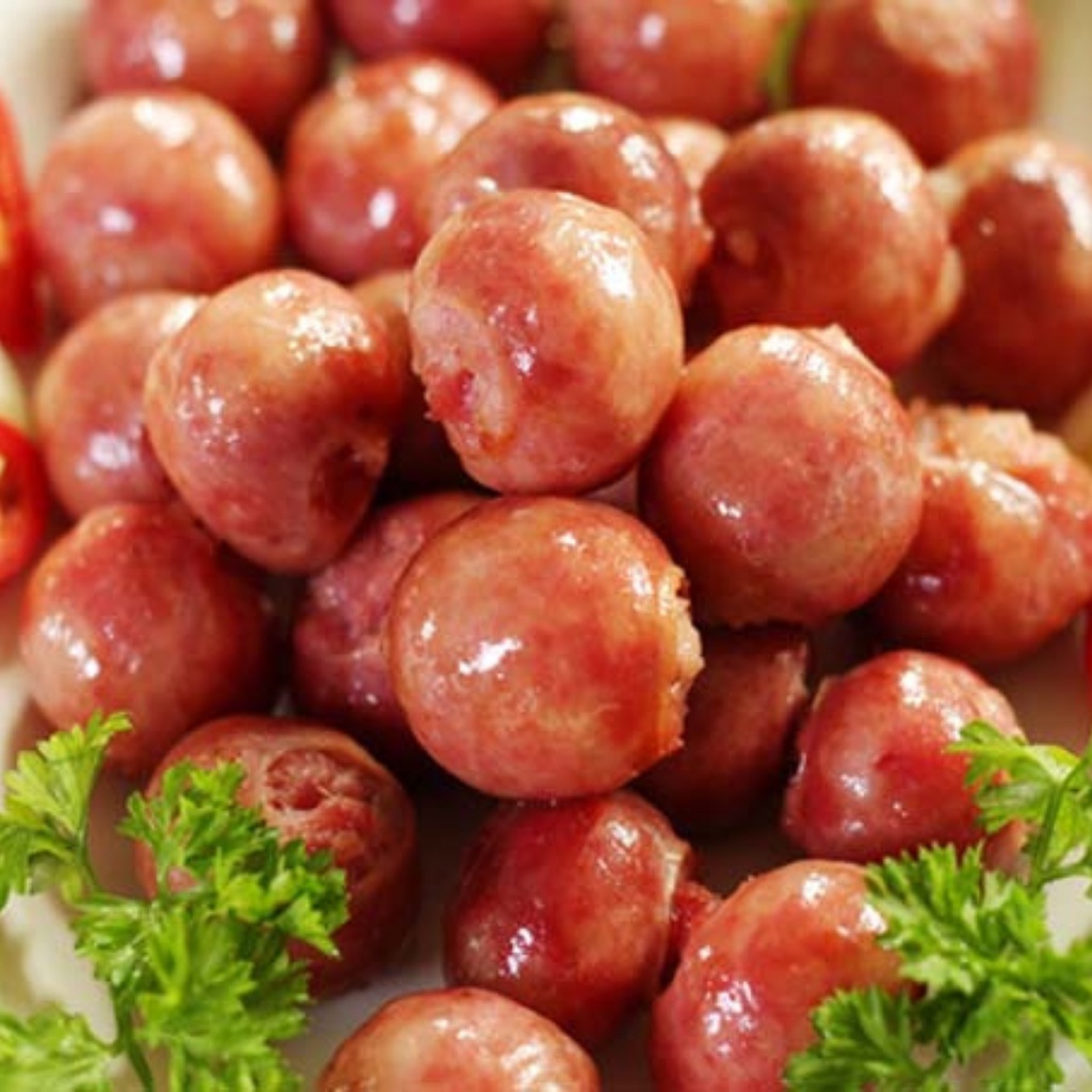 Xúc xích hồ lô Thái - Xúc xích bi - 500g