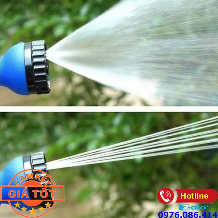 com bo 2 vòi xịt nước thông minh giãn nở 15 m