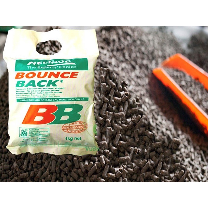 Bounce Back 1kg Phân hữu cơ Úc BB đậm đặc dạng viên