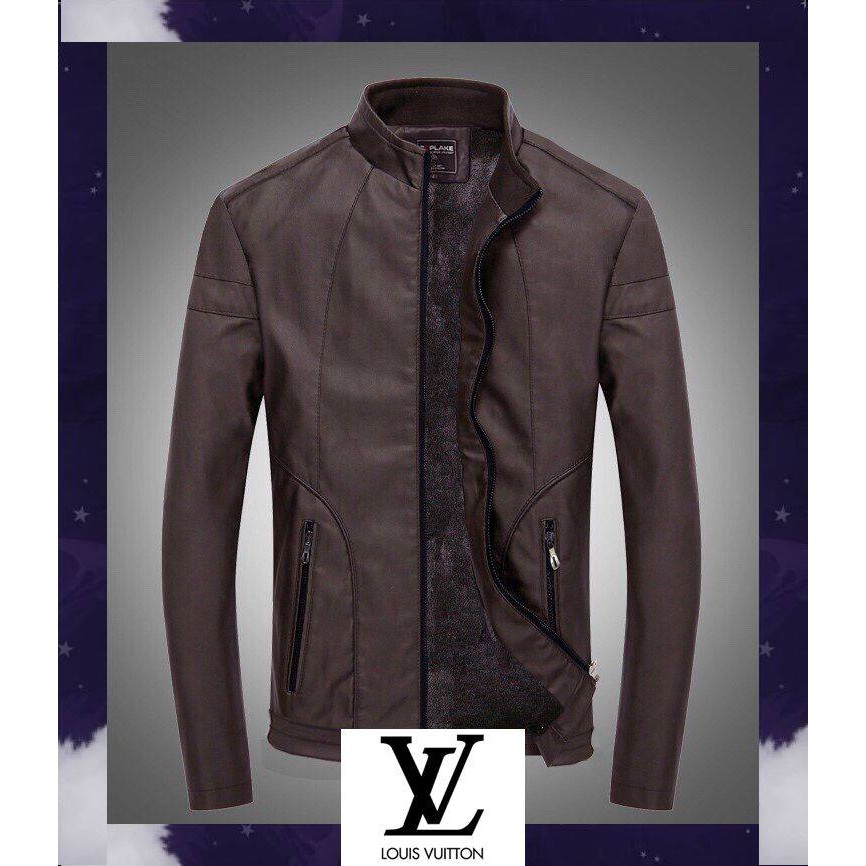 Áo Da Nam Thời Trang Cao Cấp Không Bong Tróc Nổ áo da nam thật hà nội