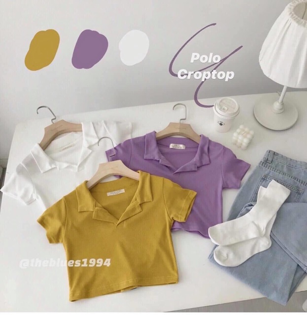 Áo croptop cổ đức hot trend