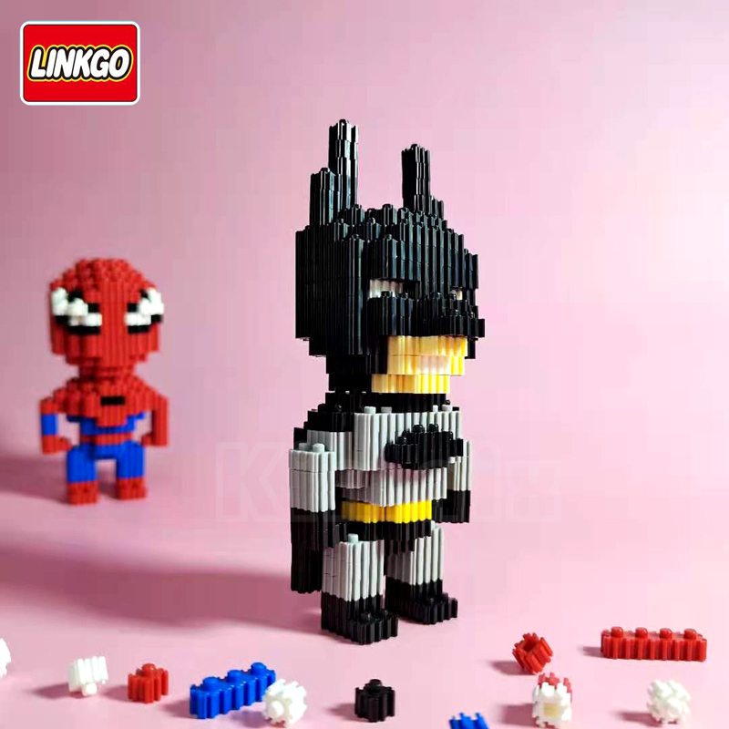 Mô Hình Đồ Chơi Lắp Ráp Lego Nhân Vật Siêu Anh Hùng Marvel Batman Captain America Spiderman Iron Man Naruto