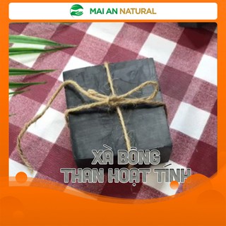 Soap Than Hoạt Tính Handmade 100g Mai An Diy