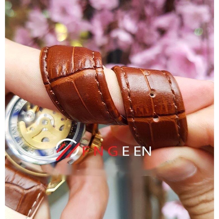 Đồng Hồ Cơ Nam FNGEEN Dây Da Đủ Màu Chống nước , chống xước