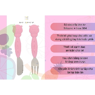 Bộ dao nĩa tập ăn Marcus & Marcus Pokey