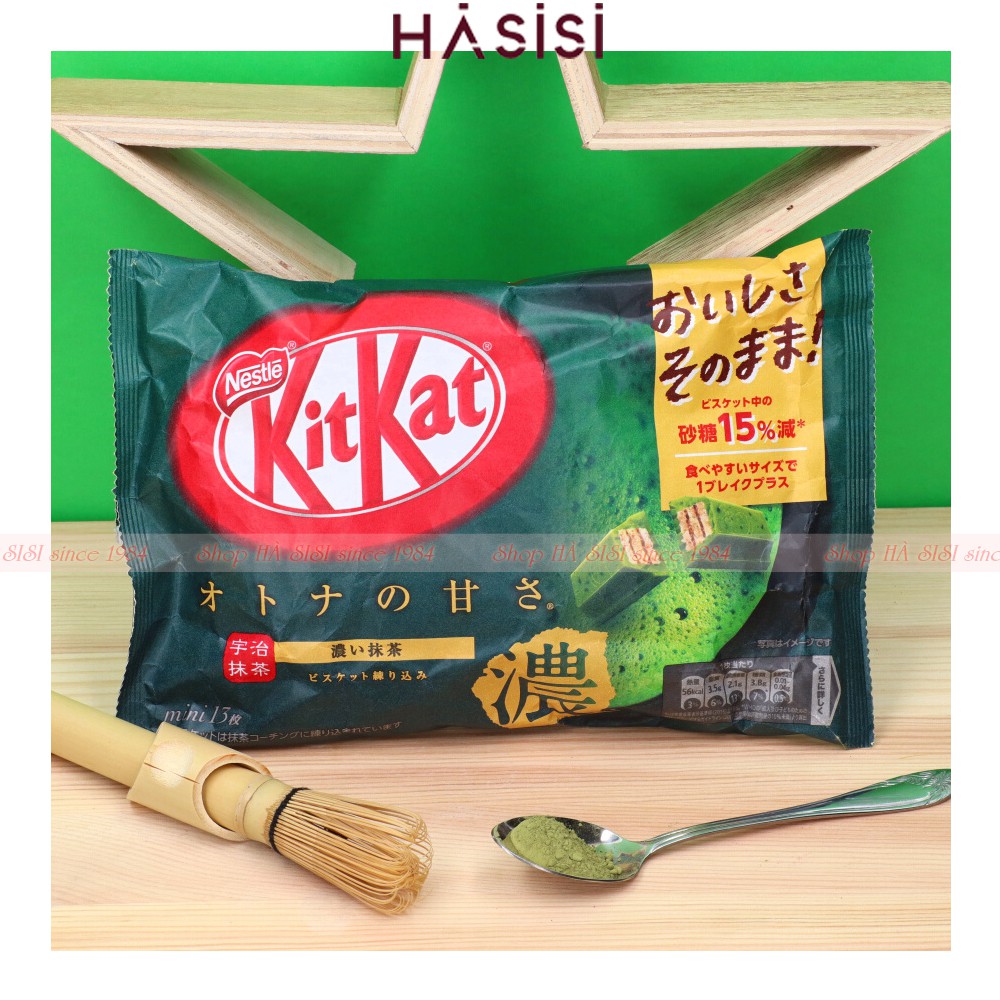 NESTLE Bánh Kitkat Mini Vị Trà Xanh Nhật -  NESTLE 130g