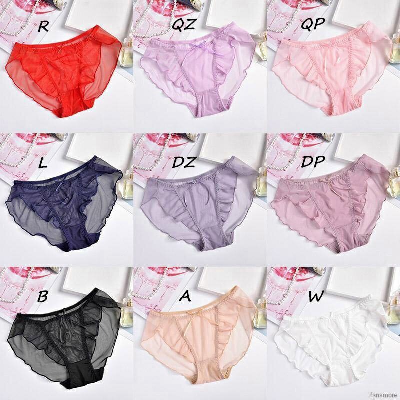 Quần Lót Chất Voan Lưới Viền Bèo Sêu Thoáng Mát Sexy Min Underwear 03145 | BigBuy360 - bigbuy360.vn