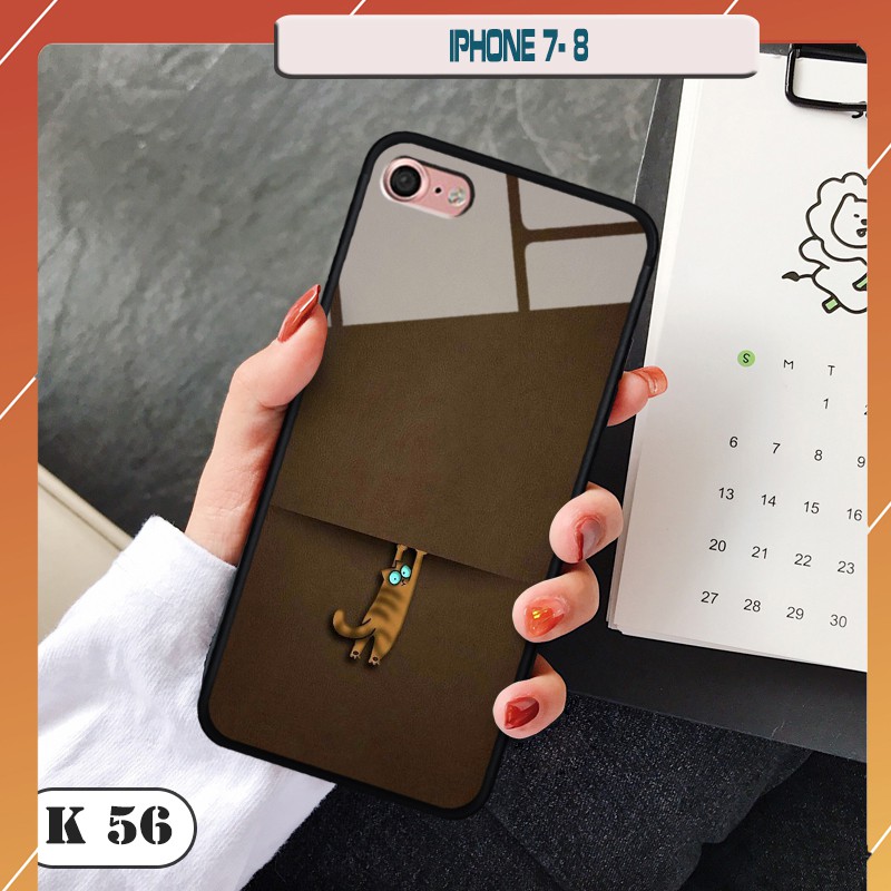 Ốp lưng kính 3D cho IPhone 7-8