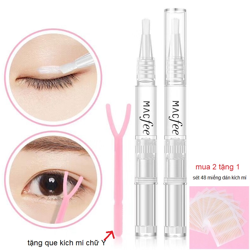 Bút Kích Mí, Gel, Keo Kích Mí Cực Mạnh Macfee không cần miếng dán