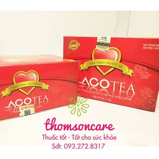 ACOTEA - Trà tăng huyết áp - giảm mệt mỏi - Hộp 20 gói từ thảo dược