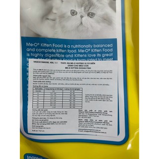 Thức ăn hạt cho mèo con Me-O Kitten