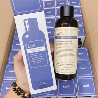 Toner Chống Viêm Dưỡng Ẩm Klairs Supple Preparation Facial 180ml