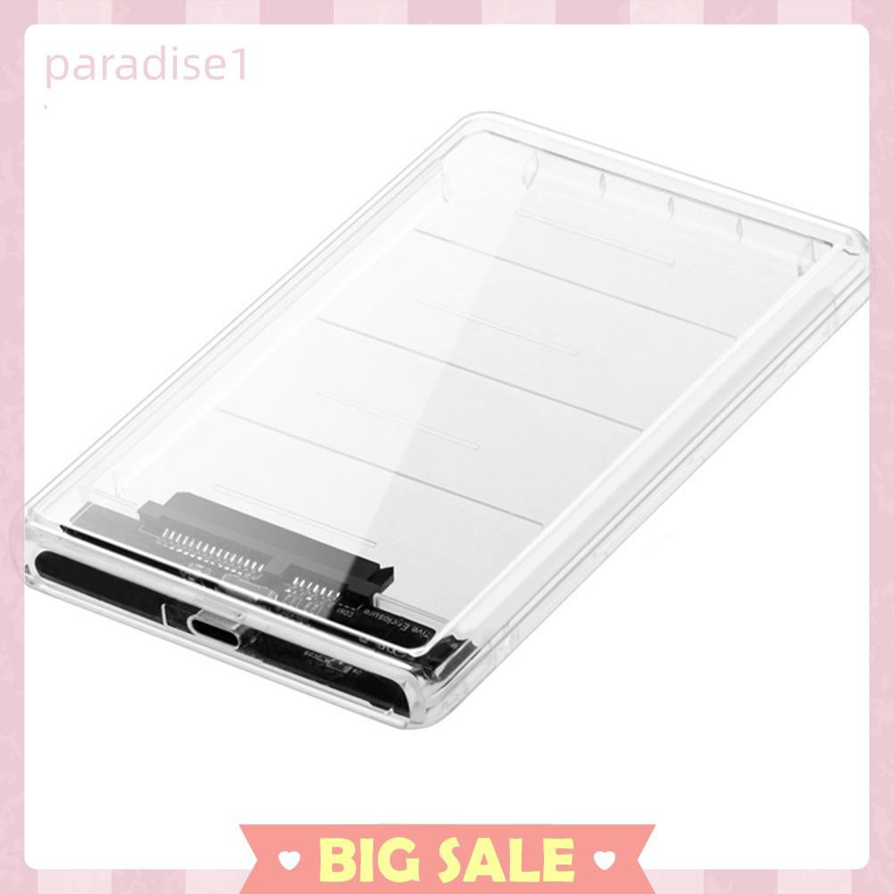 Hộp Đựng Ổ Cứng Trong Suốt 2.5 inch Loại C Sang SATA HDD SSD | BigBuy360 - bigbuy360.vn
